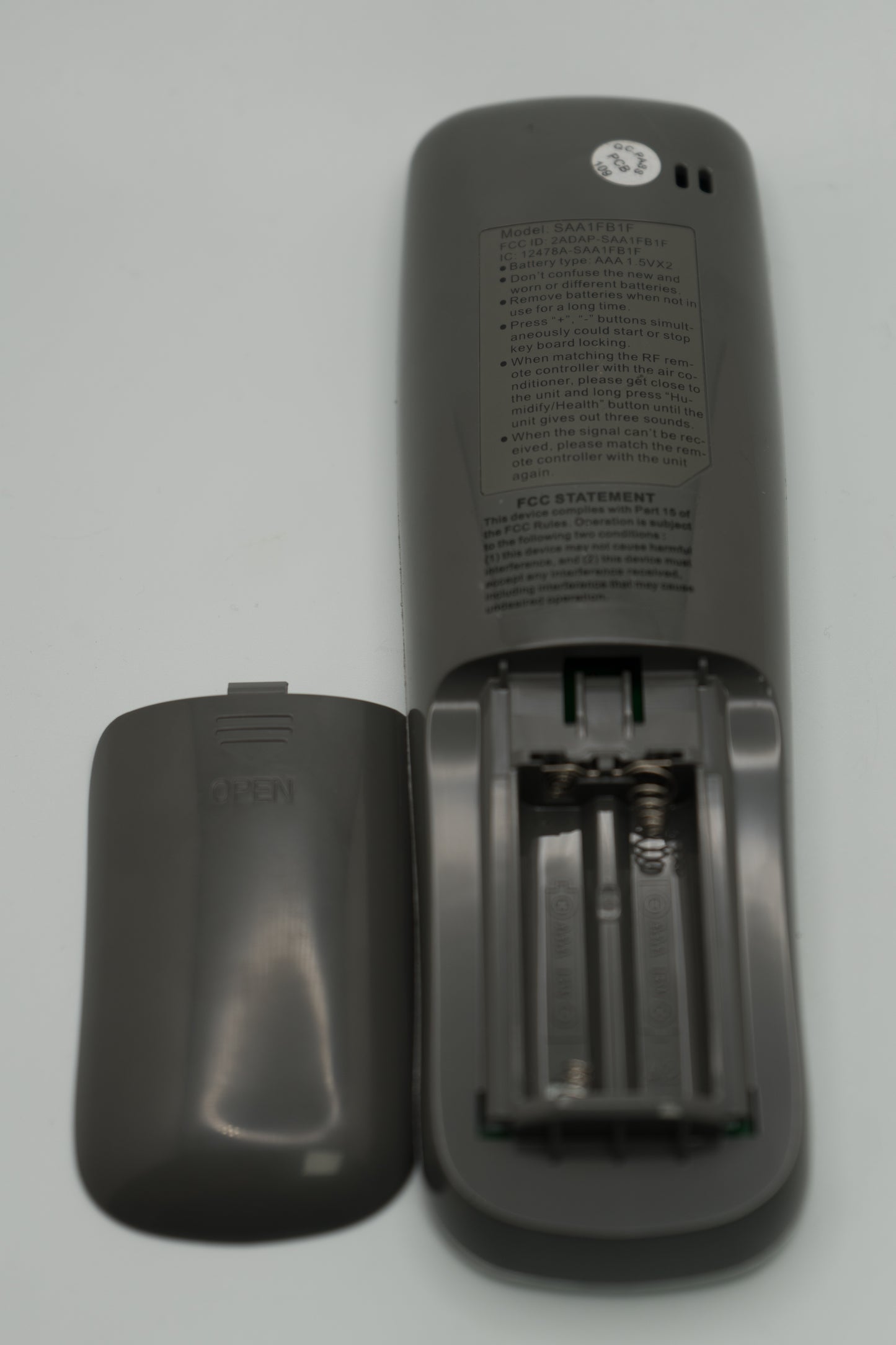 GREE SAA1FB1F Remote Control