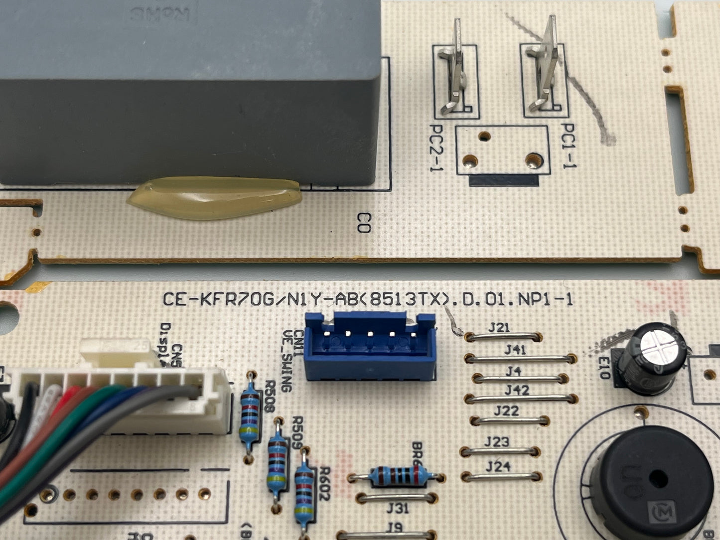 MIDEA 220V AC 60Hz Indoor Unit Control Board for 24K BTU Ductless Mini-Split Evaporator 17122000019729