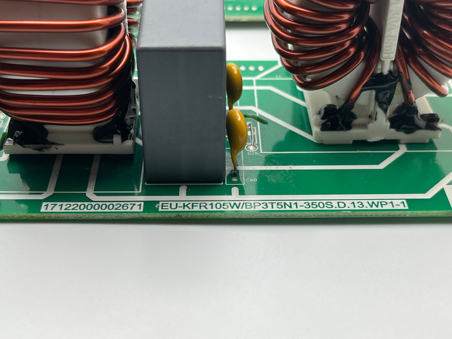 MIDEA 220V AC 60Hz Outdoor Unit Control Board for 36K BTU Ductless Mini-Split Condenser 17122000A13467