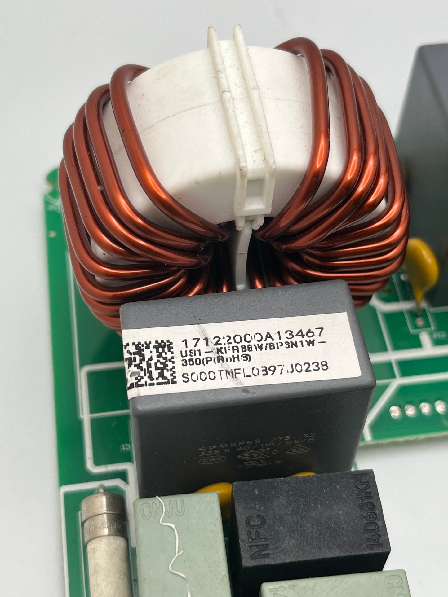 MIDEA 220V AC 60Hz Outdoor Unit Control Board for 36K BTU Ductless Mini-Split Condenser 17122000A13467