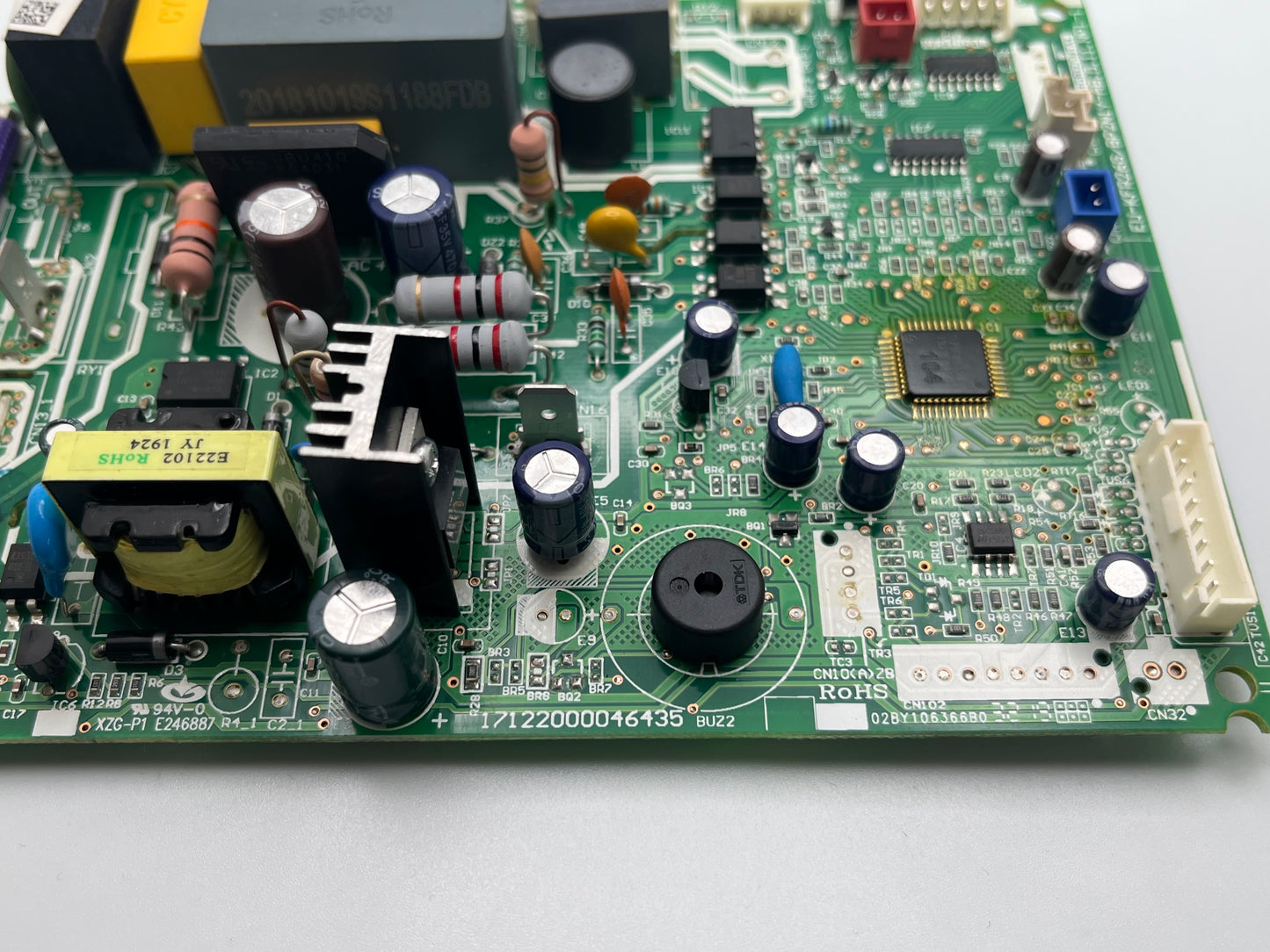 MIDEA 120V AC 60Hz Indoor Unit Control Board for 12K BTU Ductless Mini-Split Evaporator 17122000021323