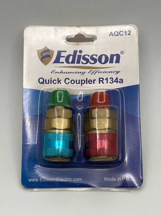 EDISSON AQC-12 Automotive Quick Couplers for Refrigerant R134a